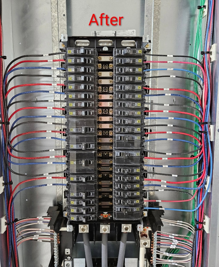 Ultimate Electric LLC real panel installation work